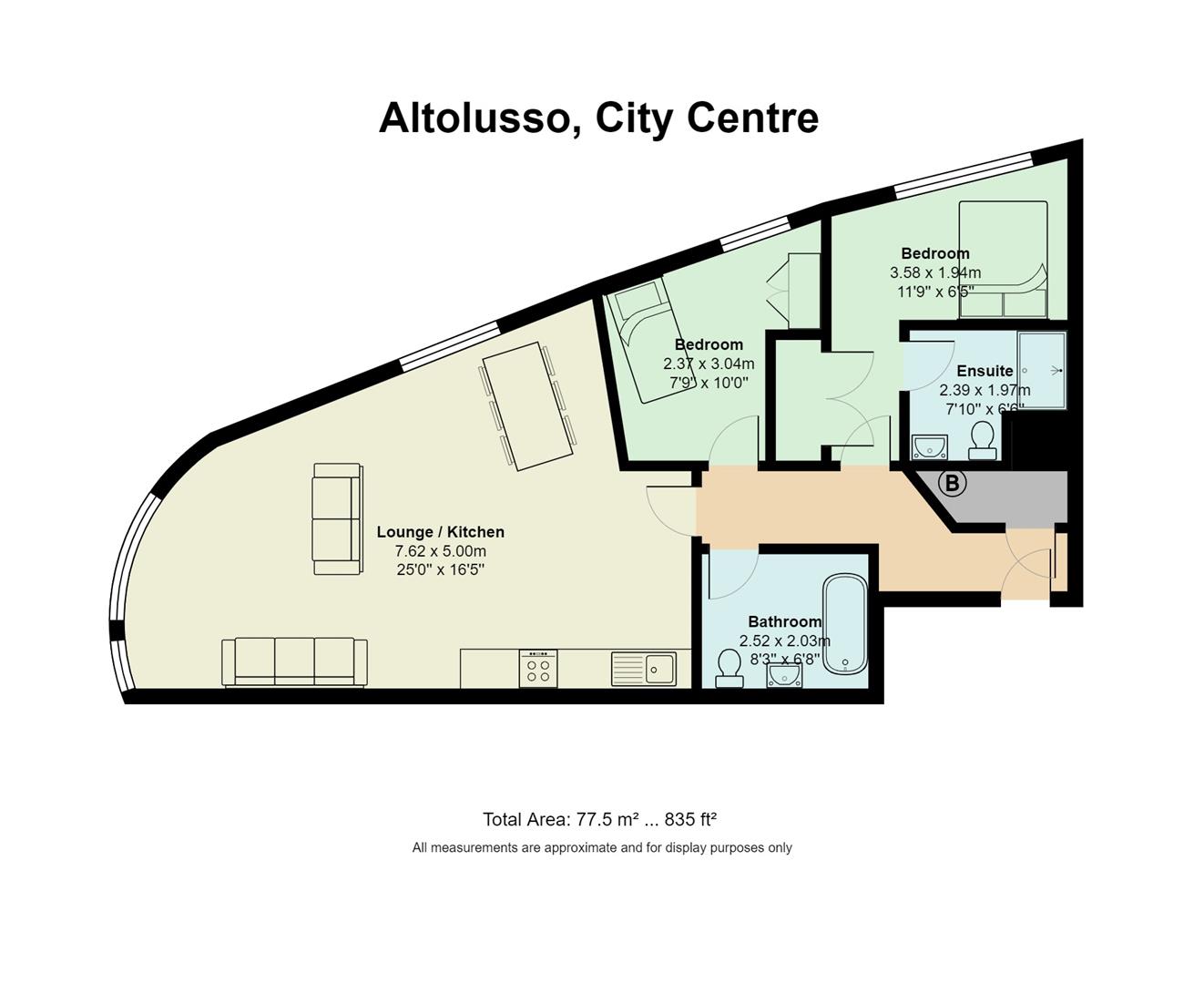 Floorplan for Altolusso, City Centre